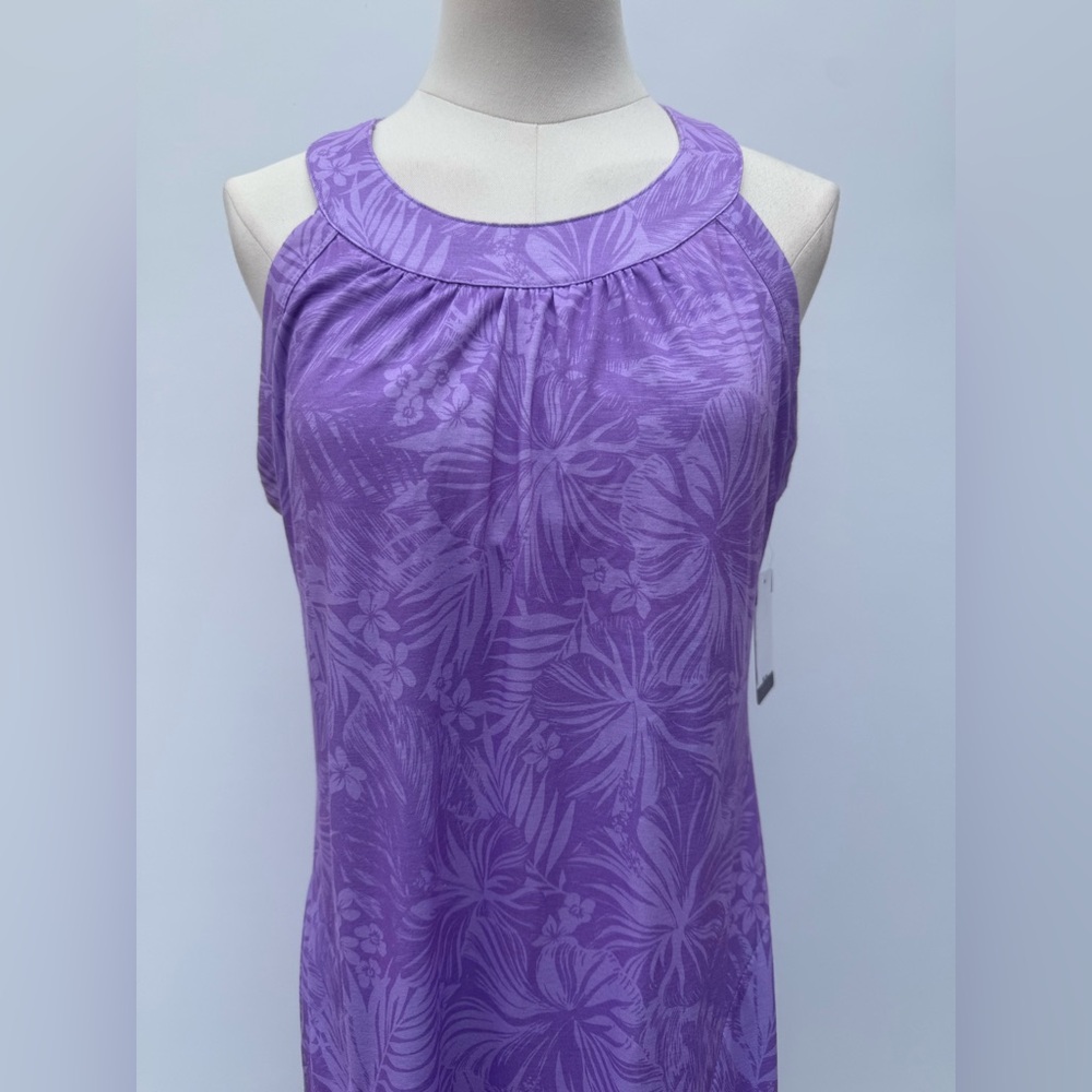 Zeroxposur Women's Soft Stretch Racerback Active Dress Hydrangea - Size M - Picture 5 of 13